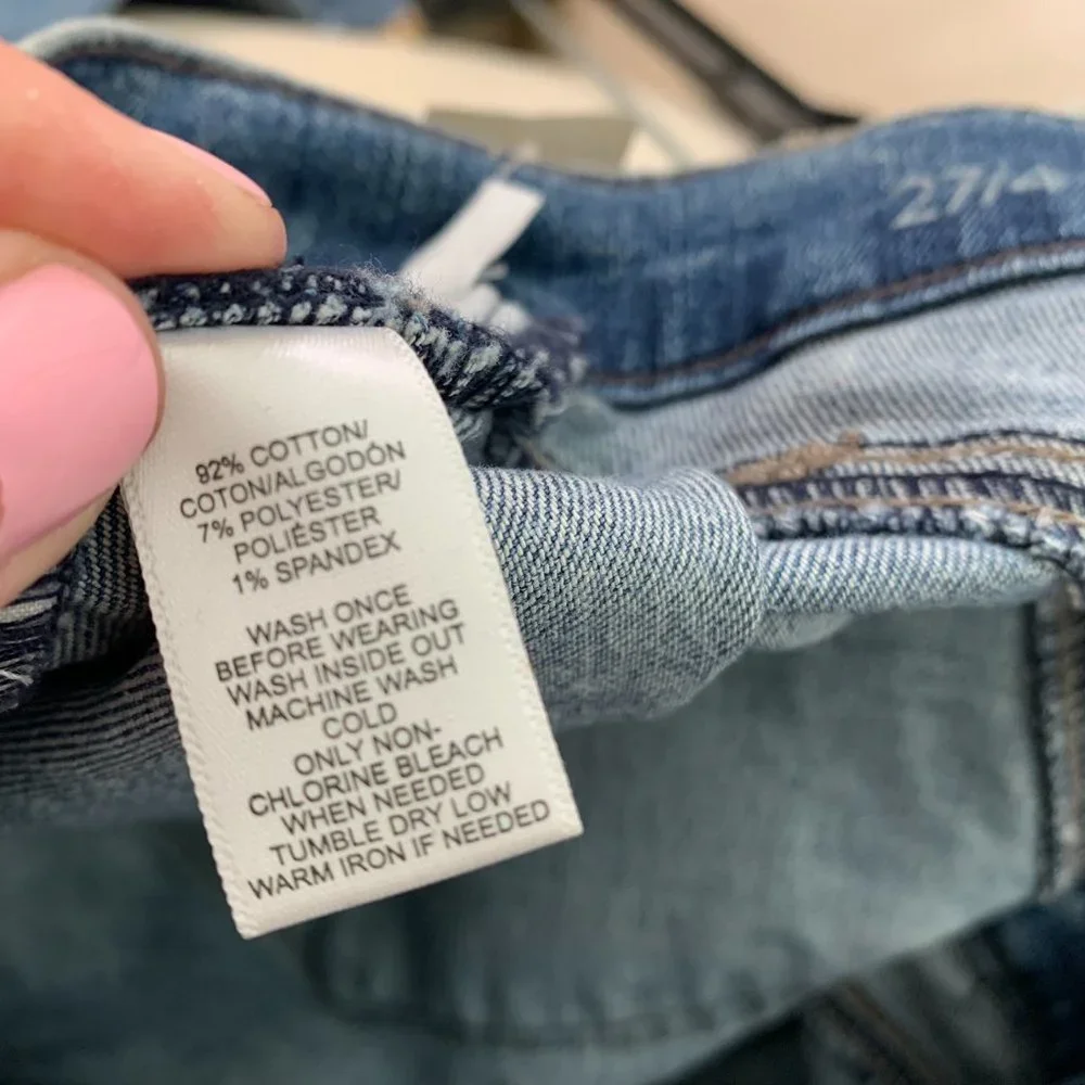 Ann Taylor LOFT Faded Modern Skinny Ankle Zipper Jeans Sz 27/4 - Picture 6 of 6